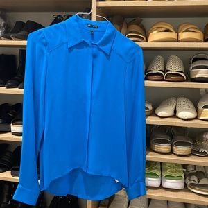 Theory 100% silk blouse Size Small